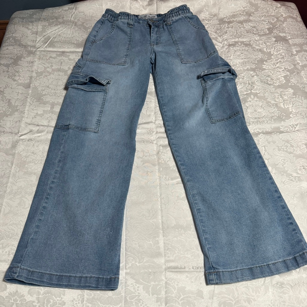 Women's GOGO JEANS Blue Skater Flare & Wide Leg Jeans Size 9
